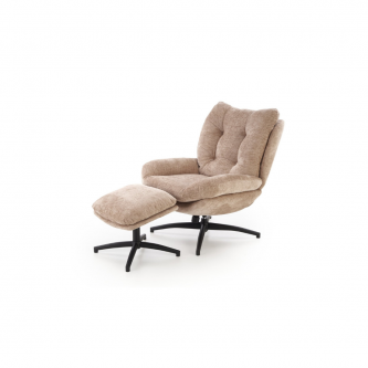 Fotel z podnóżkiem PESTO